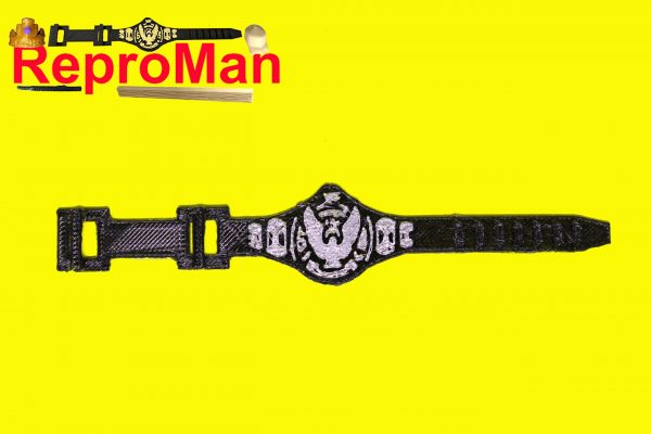 WWF Winged Eagle Wrestling Championship Belt Silver