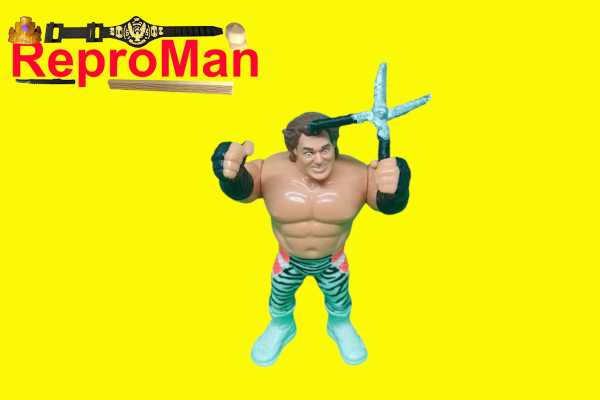 WWF Hasbro Brutus The Barber Beefcake Black Scissor Custom